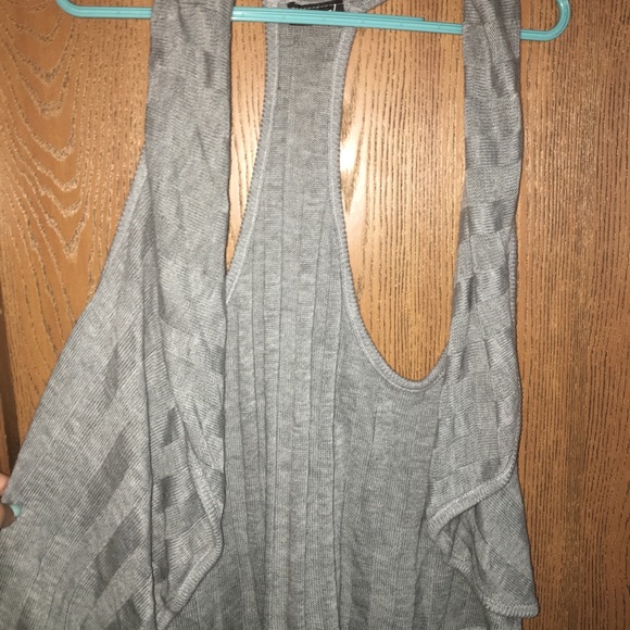 Wet Seal draped vest- size Large - Picture 4 of 4